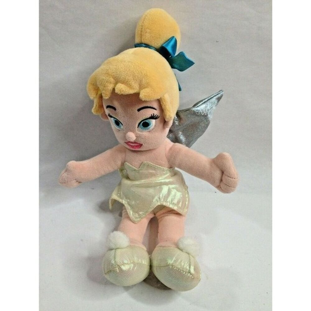 Disney Park TinkerBell Tinker Bell Stuffed Plush Animal Toy Baby Doll 12"